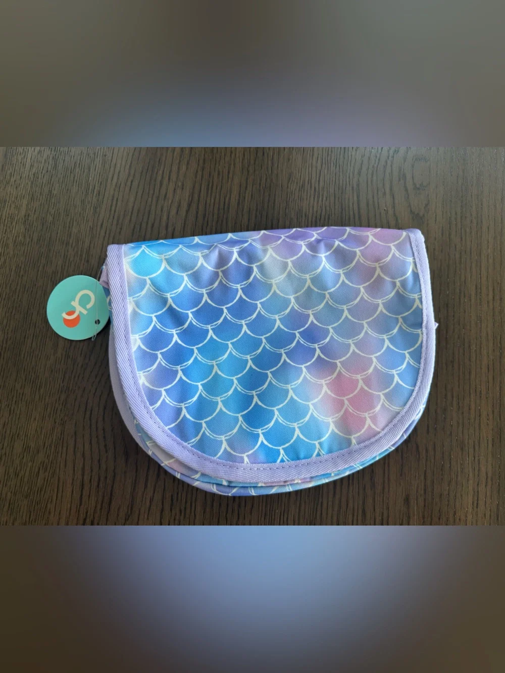 NWT Pastel Mermaid Scale Crossbody Bag - Lavender Blue Pink